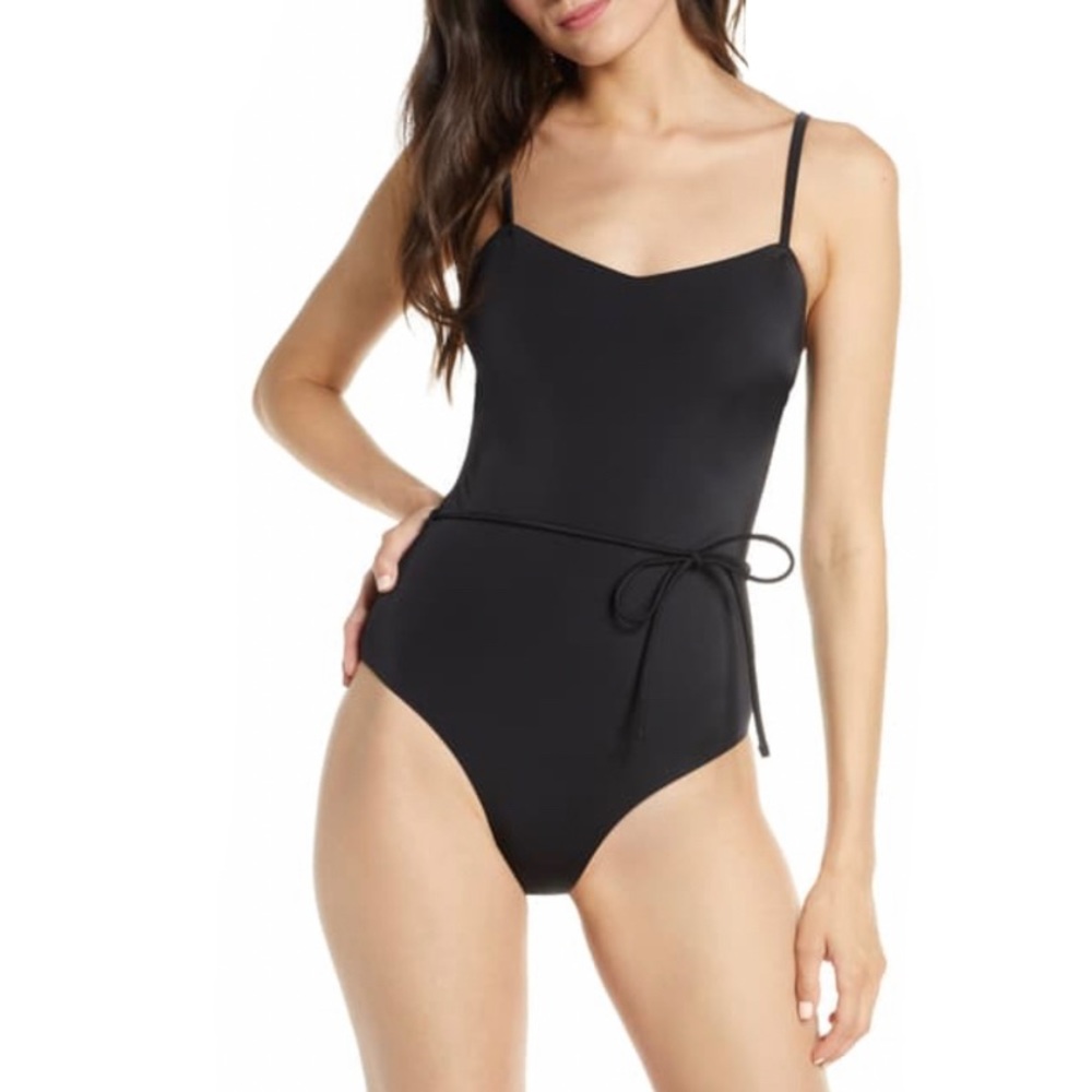 Chelsea28 Easy Retro Tie One-Piece Swimsuit